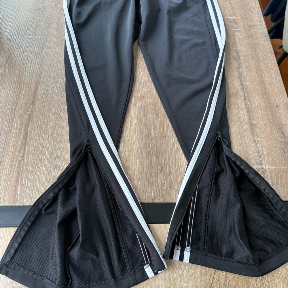Adidas Black track pants with White Side Stripes - Picture 7 of 13